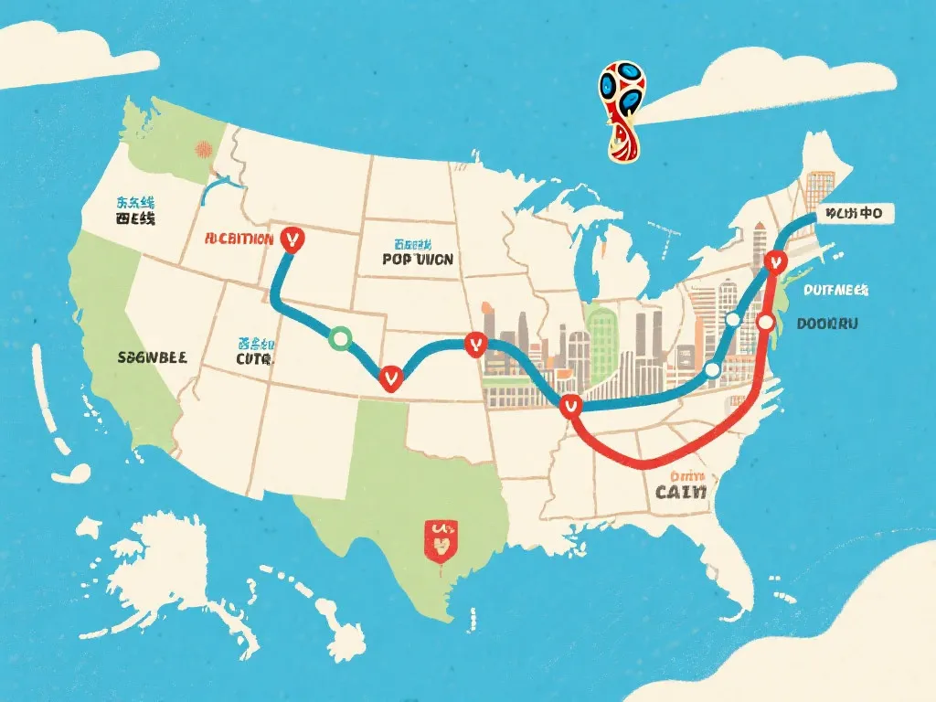 2026世界杯球队北美赛程表：一篇写给球迷的观赛旅行攻略，跟着比赛把北美玩明白